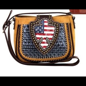 Montana West USA Messenger Crossbody Bag